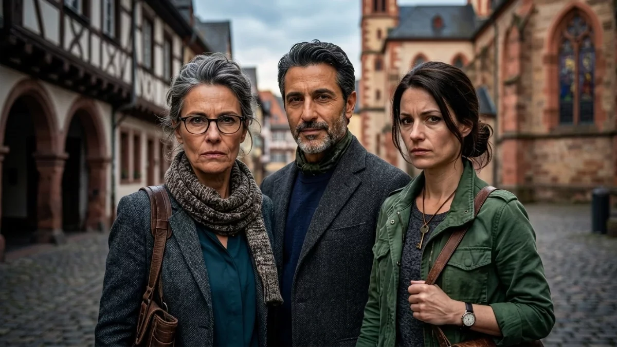 Dr Voss, Bellini and Judit - the three suspects