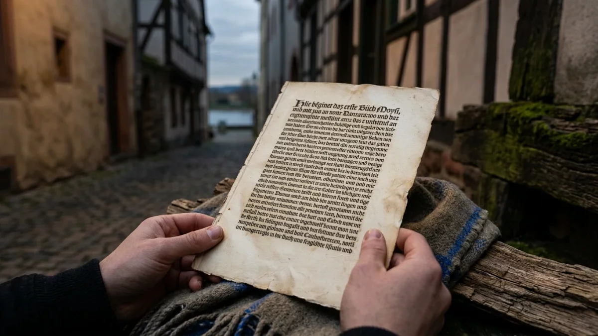 The missing Gutenberg manuscript